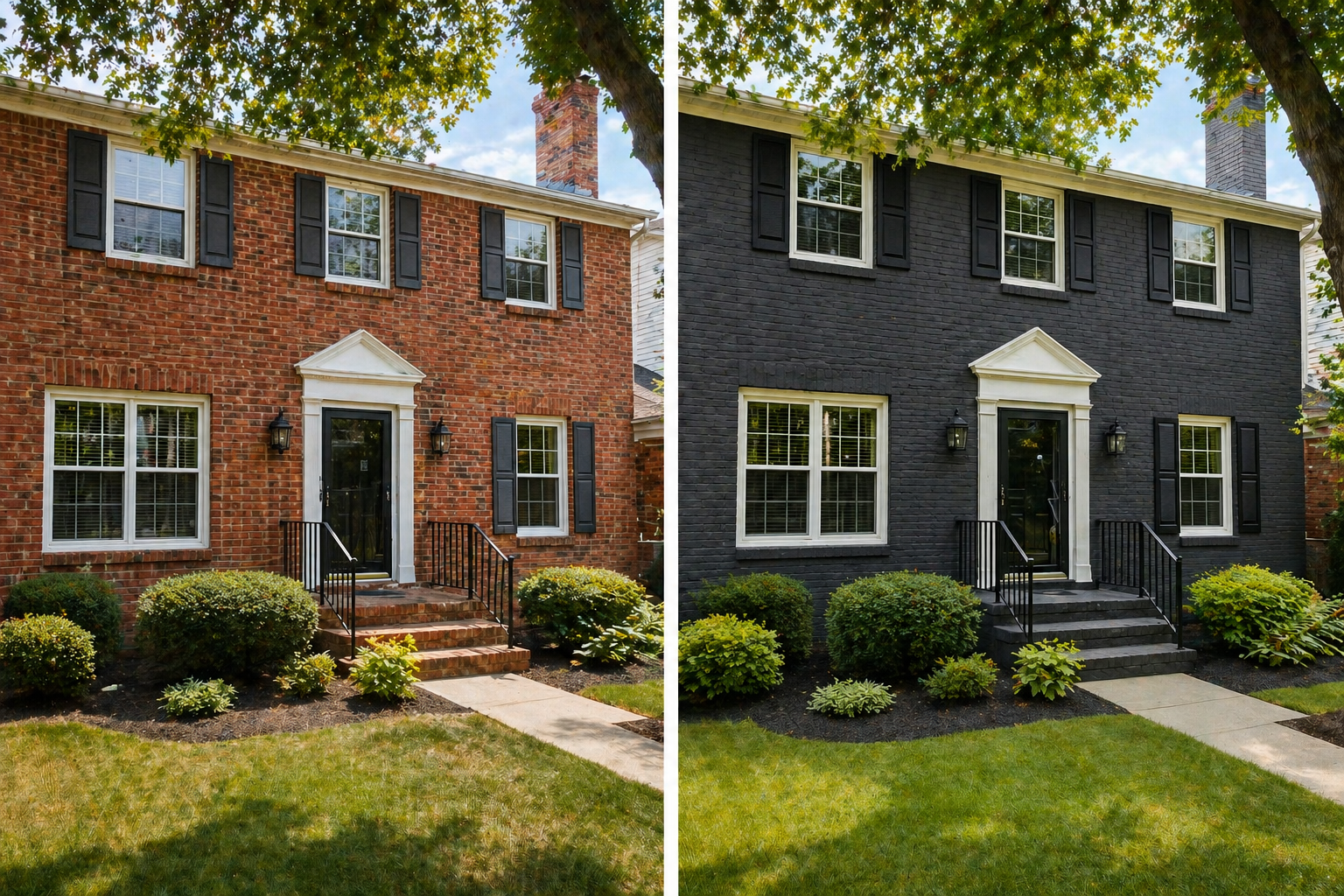 Brick Exterior Repaint